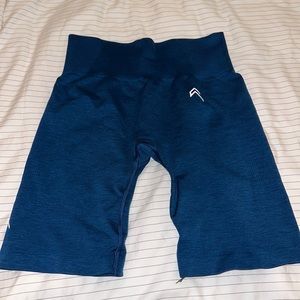 Oner Active Classic 2.0 Seamless Cycling Shorts in Petro Marl Blue